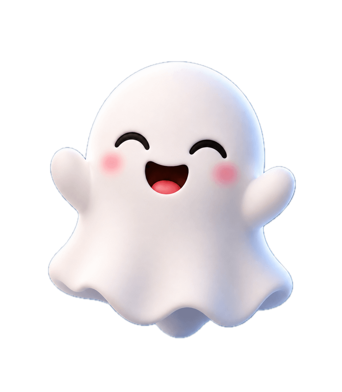 Ghostwords mascot reading among books